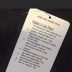 Lululemon Keep It Up Pant